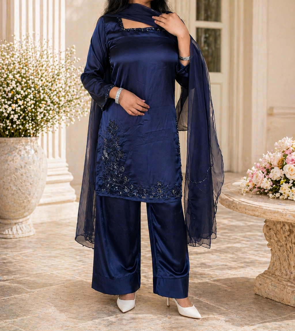 Blue Farshi Shalwar
