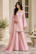 3 pieces Sheesha Silk Kurti Set